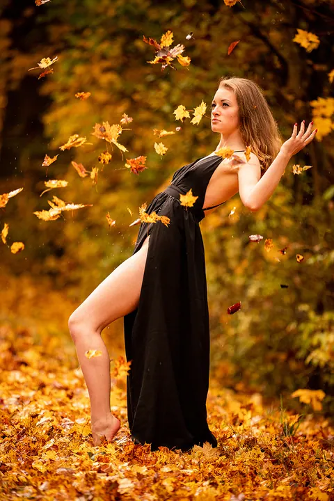 Milena im Herbst