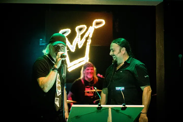 W3P - Porty Portner und Lars Lunova mit ihrem Gast Dirk Reichel